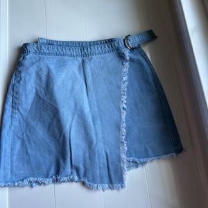 Cute wrap Jean skirt